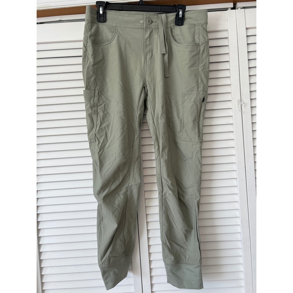 Prana Women's Standard‎ Fit Halle Cargo Pants Size 8 Reg Khaki Jogger Style